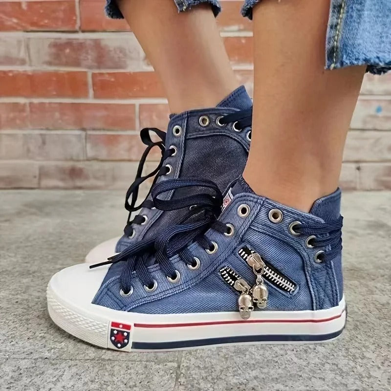Heidi-Mode | Top Bequeme Mode Klassische Plattform Freizeit Sneakers