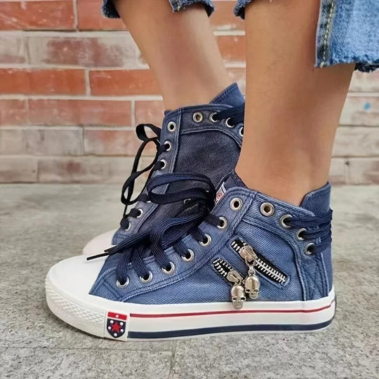 Heidi-Mode | Top Bequeme Mode Klassische Plattform Freizeit Sneakers