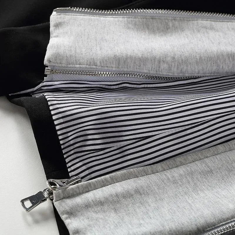 Heidi-Mode | Abnehmbarer Kapuzenblazer Damen - Lässig - Unifarben