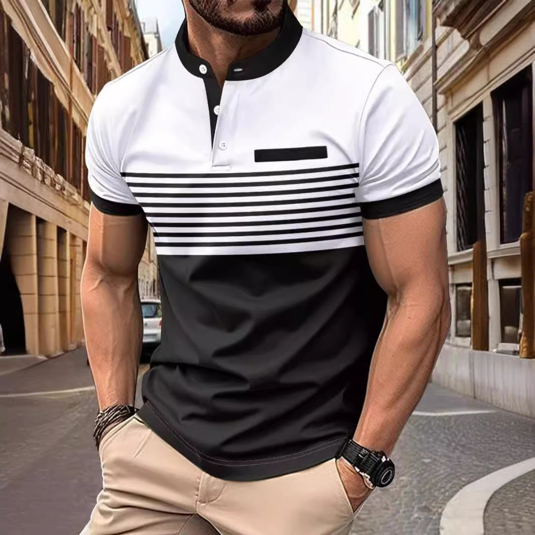 Heidi Mode | Gestreiftes Golf Henley Hemd