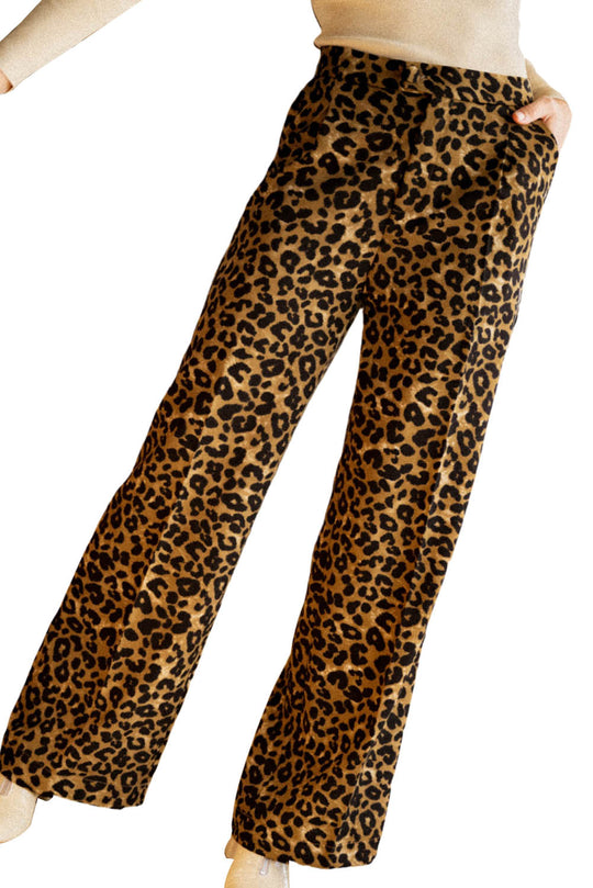 Hose Mit Leoparden-Tiermuster