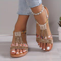 Boho geflochtene Keile