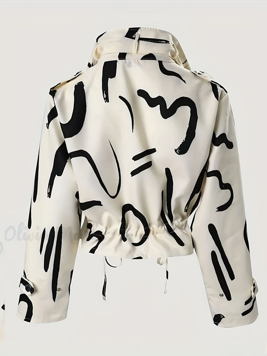 Elegante Jacke mit Stehkragen für Damen