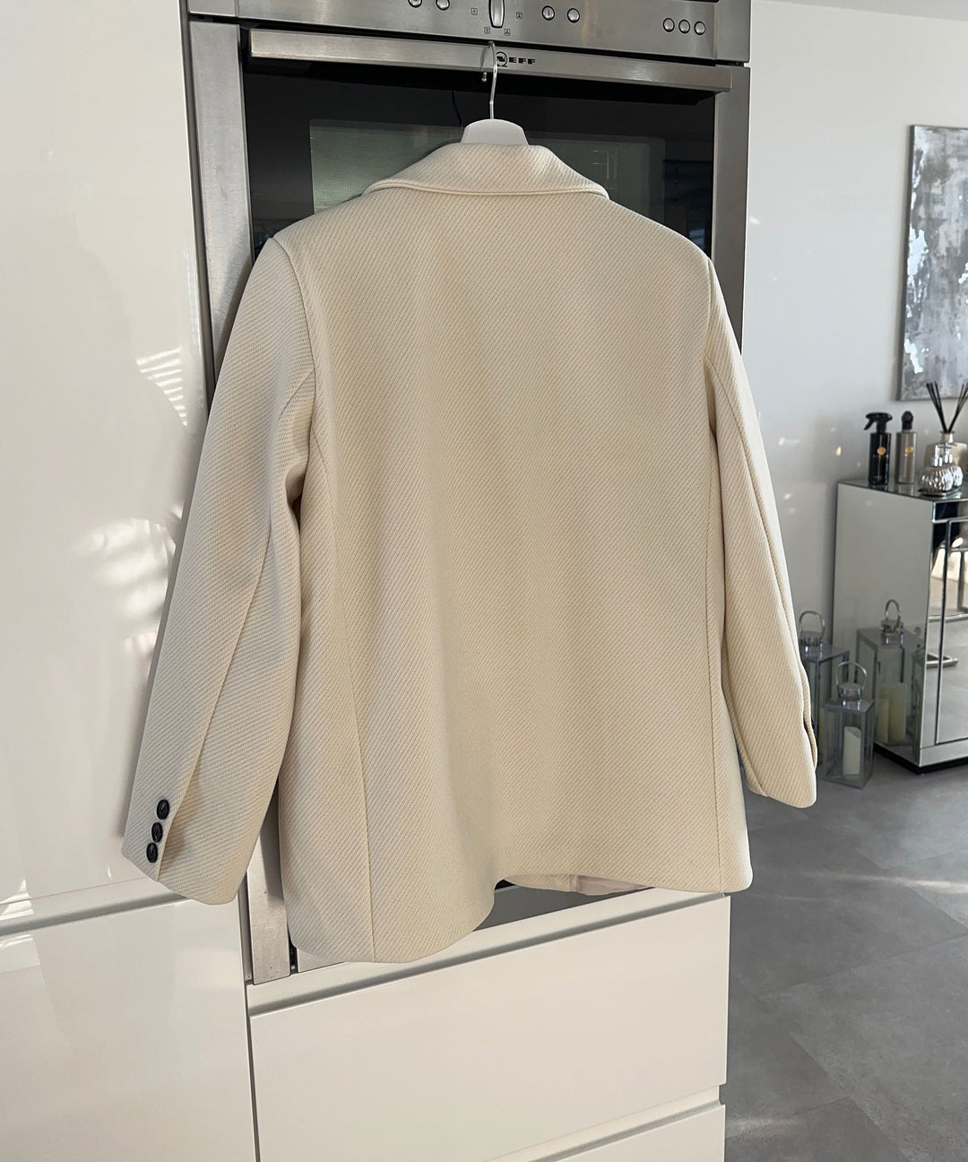Heidi-Mode | Beiger Oversized Casual Blazer