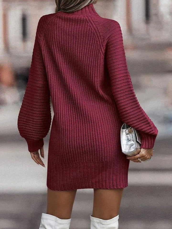 Heidi-Mode | Sweater Kurzes Kleid Elegant