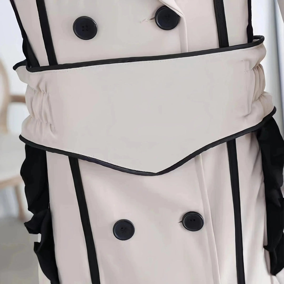 Heidi-Mode | Doppelreihiger Frauen-Trenchcoat