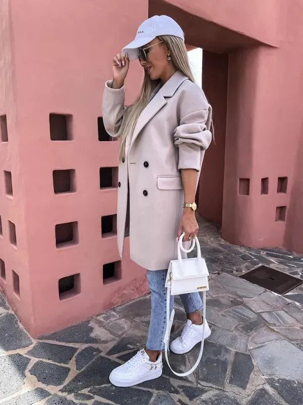 Heidi-Mode | Doppelreihiger Damen Wintermantel