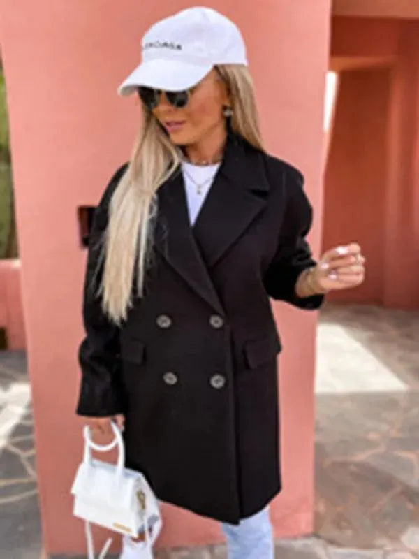 Heidi-Mode | Doppelreihiger Damen Wintermantel