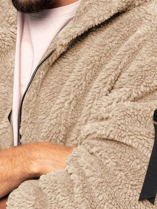 Heidi-Mode | Doppel-Seitige Kapuzen Herren Winterjacke