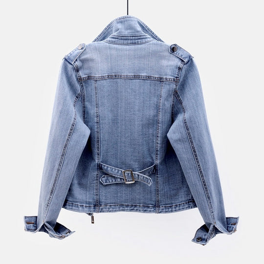 Heidi-Mode - Gewaschene Jeansjacke für Damen