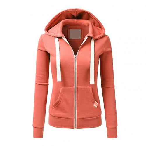 Heidi-Mode - Stilvolle Woll-Fleece Herbst Hoodie mit Reißverschluss für Frauen