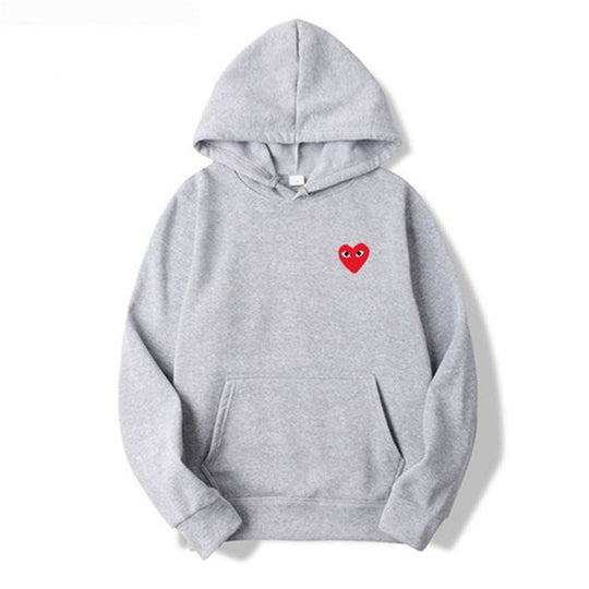 Heidi-Mode - Damen Hoodie Baumwolle mit einfarbigem Druck