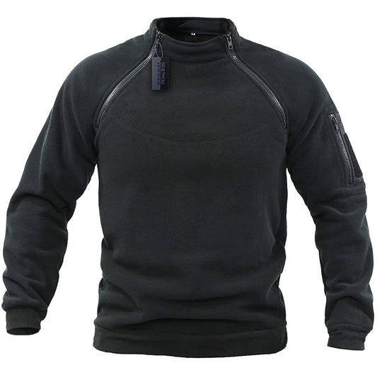 Heidi-Mode - Herren-Militär-Fleecepullover