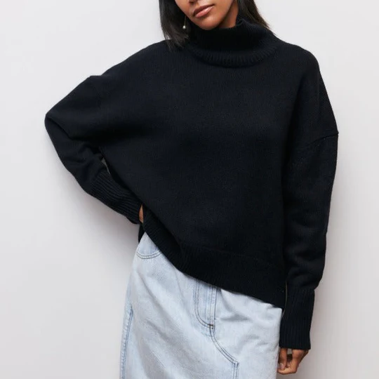Heidi-Mode | Oversized Rollkragenpullover Ideal für den Winter