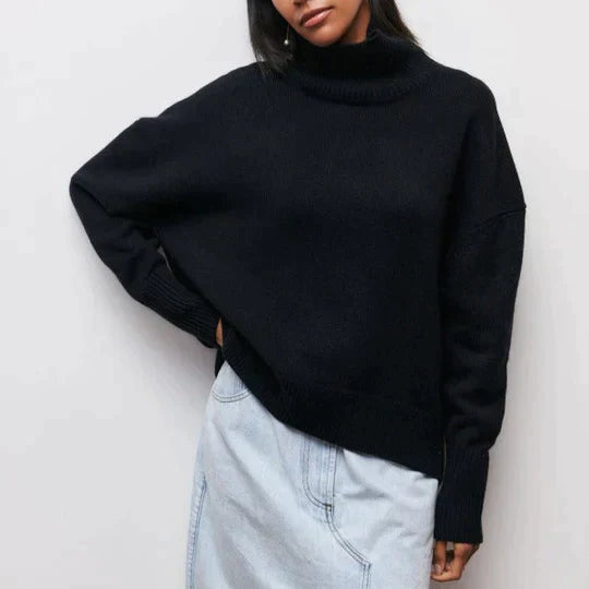 Oversized Rollkragenpullover