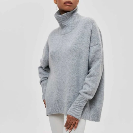 Heidi-Mode | Oversized Rollkragenpullover Ideal für den Winter
