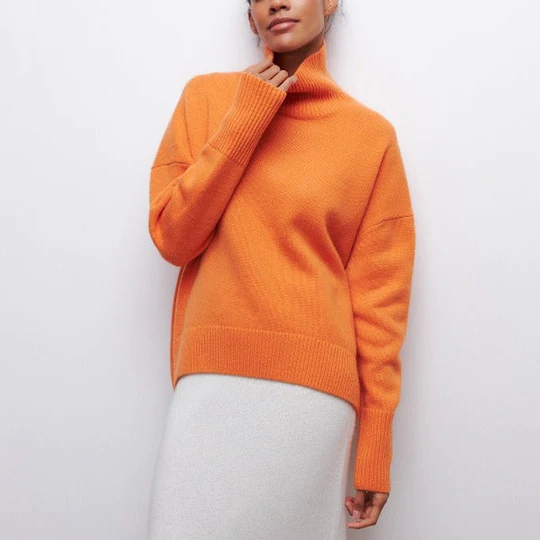 Heidi-Mode | Oversized Rollkragenpullover Ideal für den Winter