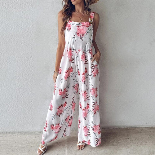 Jumpsuit mit Blumenmuster für Frauen