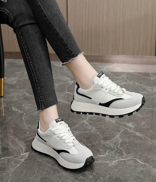 Heidi-Mode | Sneaker Schwarz Weiß Damen