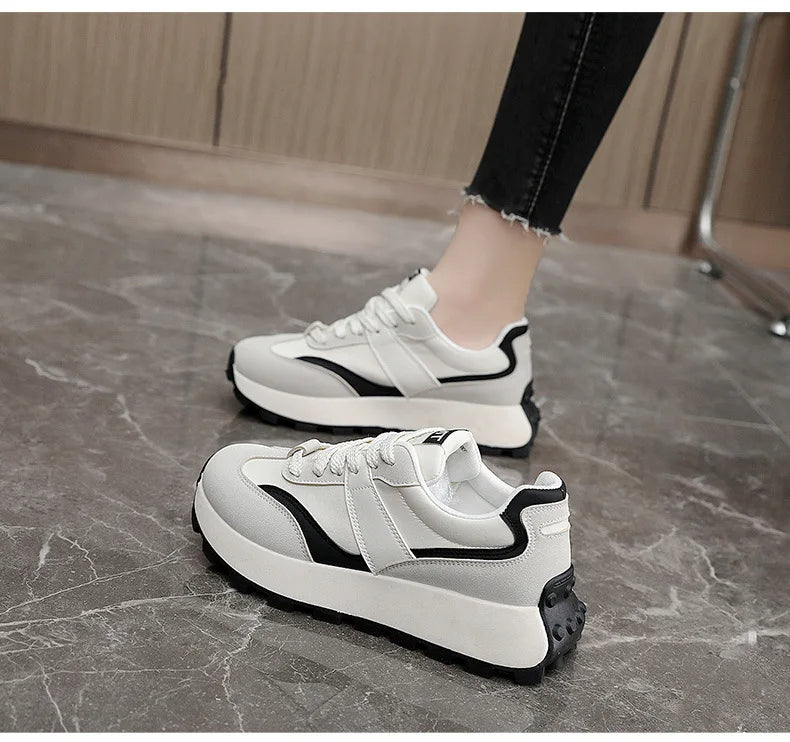 Heidi-Mode | Sneaker Schwarz Weiß Damen