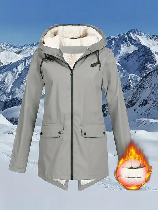Heidi-Mode | Wasserdichte Jacke mit Kordelzug