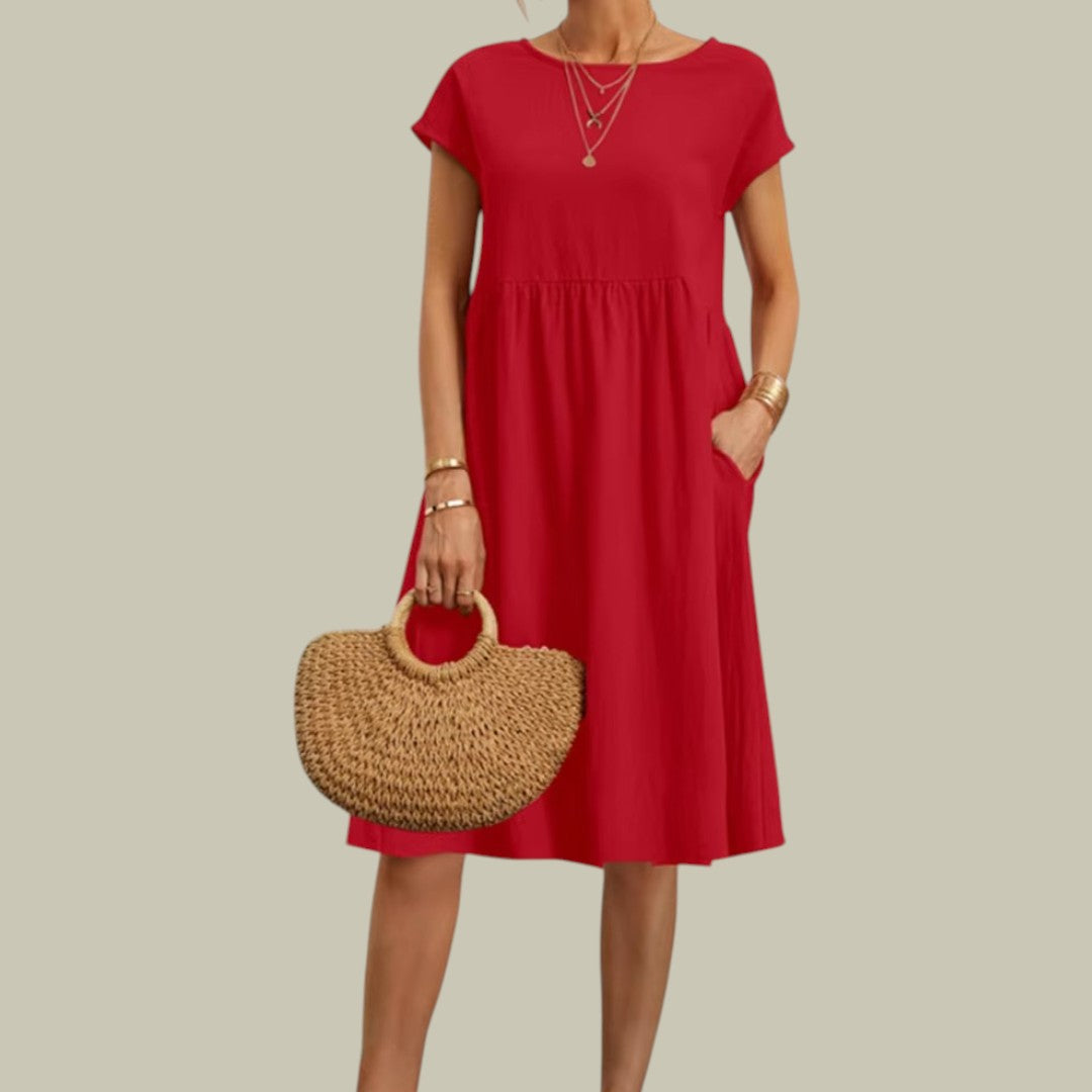 Heidi-Mode | Damen Bequeme Luftige Kleid