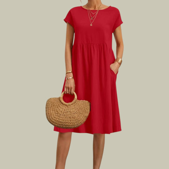 Heidi-Mode | Damen Bequeme Luftige Kleid