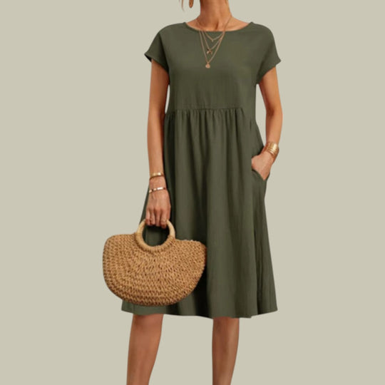 Heidi-Mode | Damen Bequeme Luftige Kleid