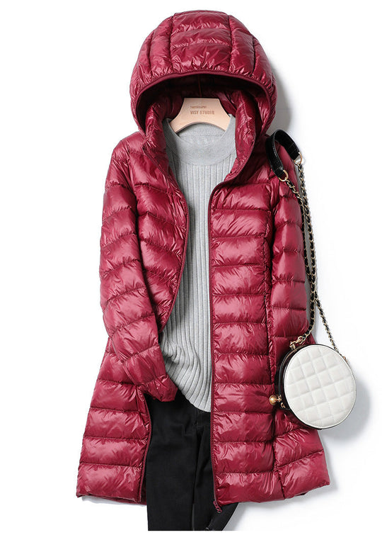 Heidi-Mode | Ultraleichte Wattierte Jacke mit Kapuze für Damen