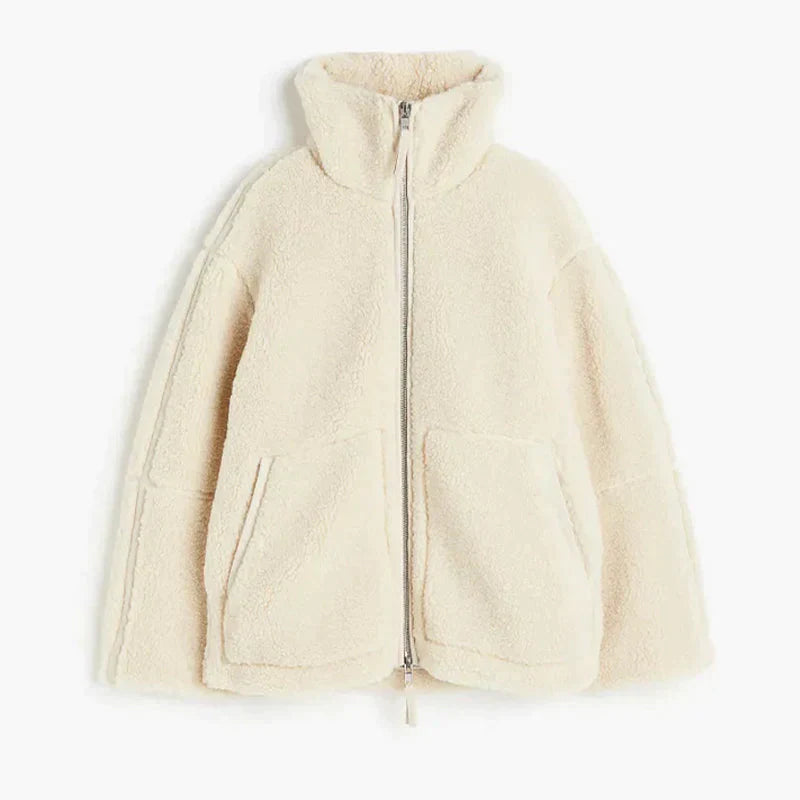 Heidi-Mode | Oversize Mantel mit Reißverschluss, Weich und Bequem