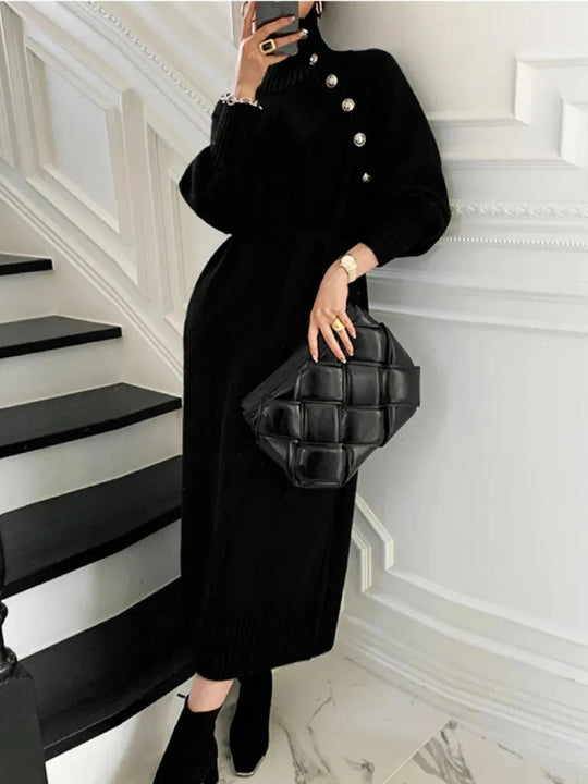 Heidi-Mode | Elegantes Rollkragenkleid