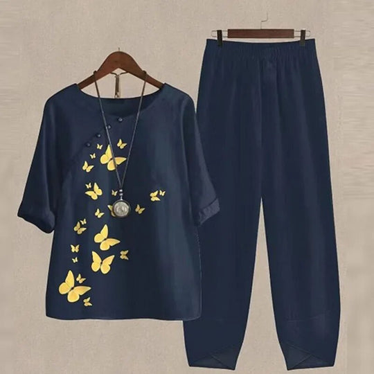 Heidi-Mode | Modern Bedrucktes Outfit