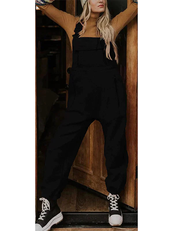 Heidi-Mode | Thermo Overall Fleece mit Reißverschlusstaschen