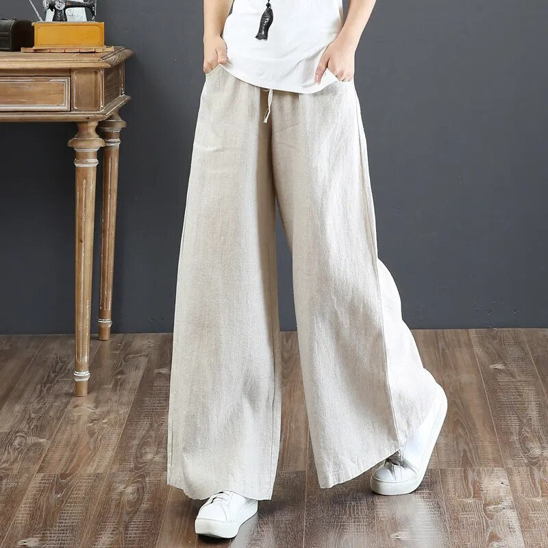Heidi-Mode | Universelle Leinenhosen Plus Size