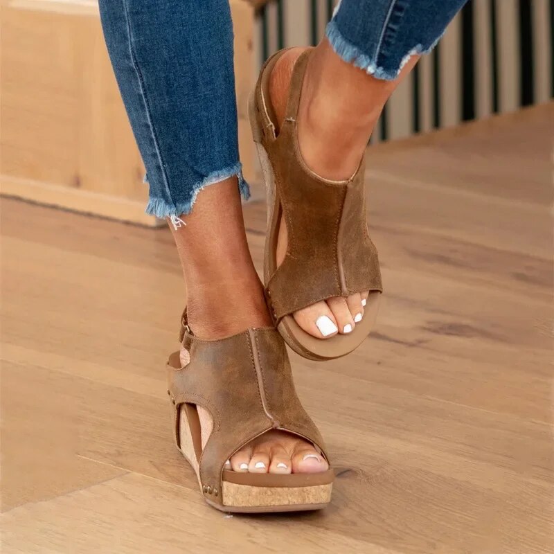 Heidi-Mode | Elegante Keilsandaletten