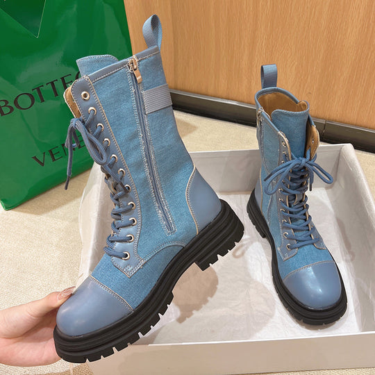 Heidi-Mode | Klettverschluss Ösen Stiefeletten