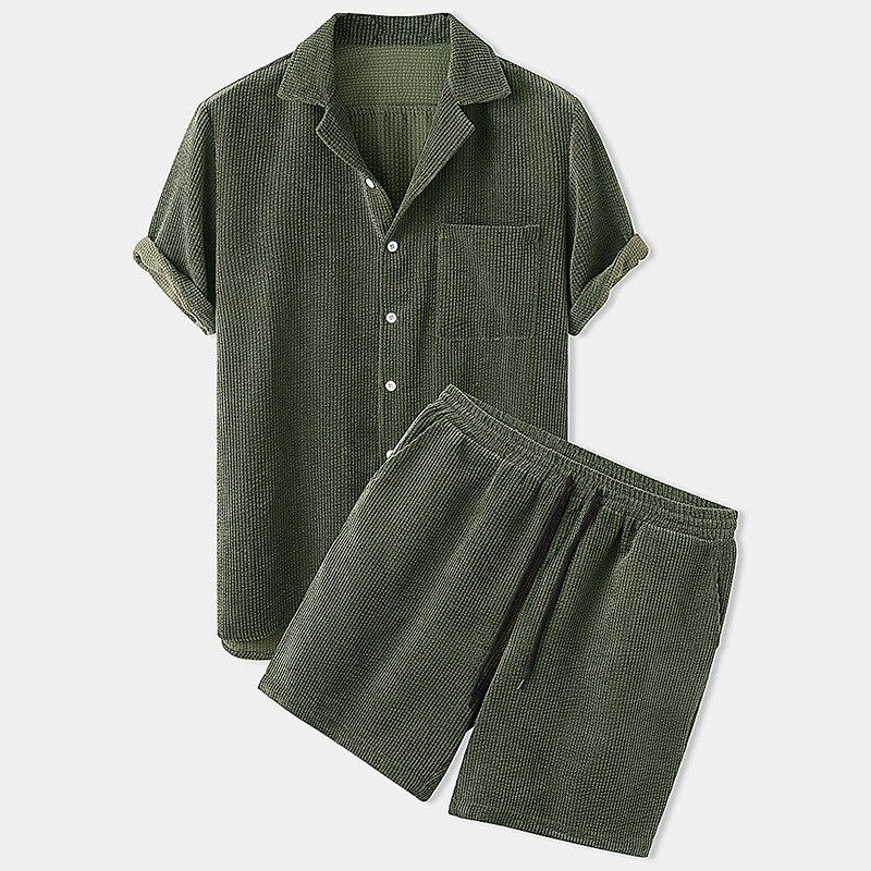 Heidi-Mode | Set Sommer aus Rippensamt Anzug für Herren