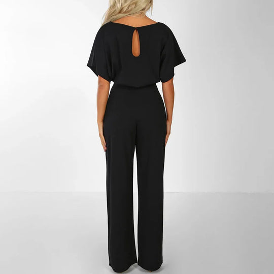 ELEGANTER JUMPSUIT MIT HOHER TAILLE