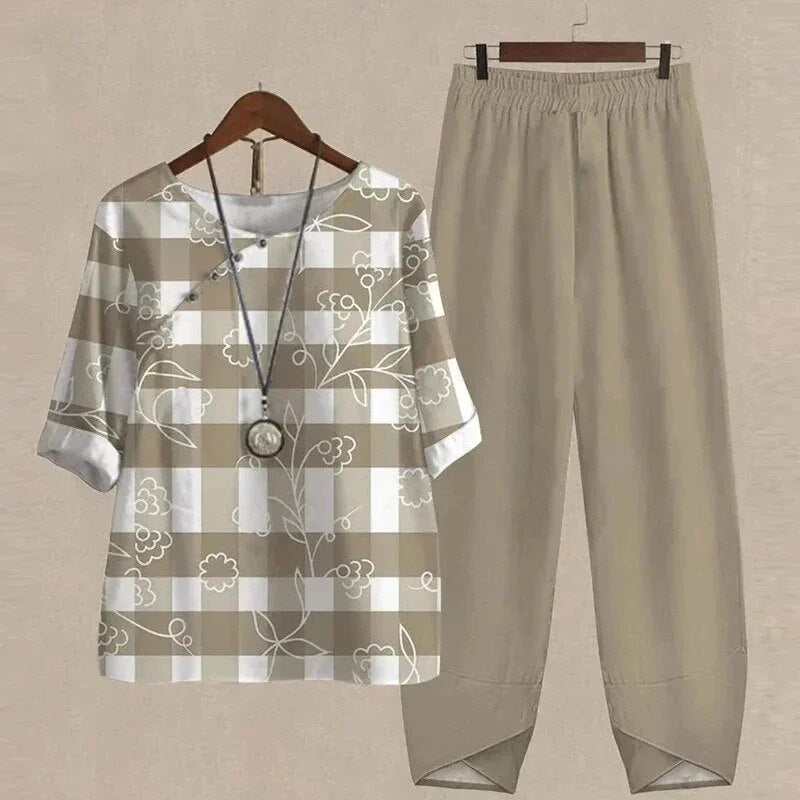 Heidi-Mode | Modern Bedrucktes Outfit