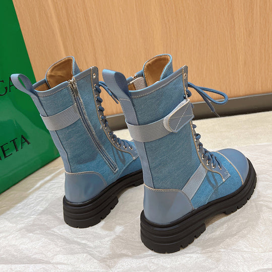 Heidi-Mode | Klettverschluss Ösen Stiefeletten