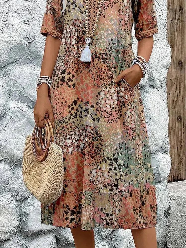 Heidi-Mode | Vibrant Midi-Kleid