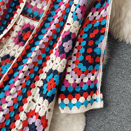 Heidi-Mode | Langer Cardigan Chic Moderner Stil Ideal für den Frühling