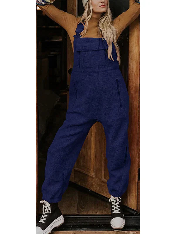 Heidi-Mode | Thermo Overall Fleece mit Reißverschlusstaschen