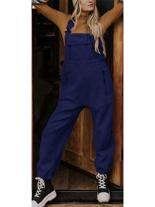 Heidi-Mode | Thermo Overall Fleece mit Reißverschlusstaschen