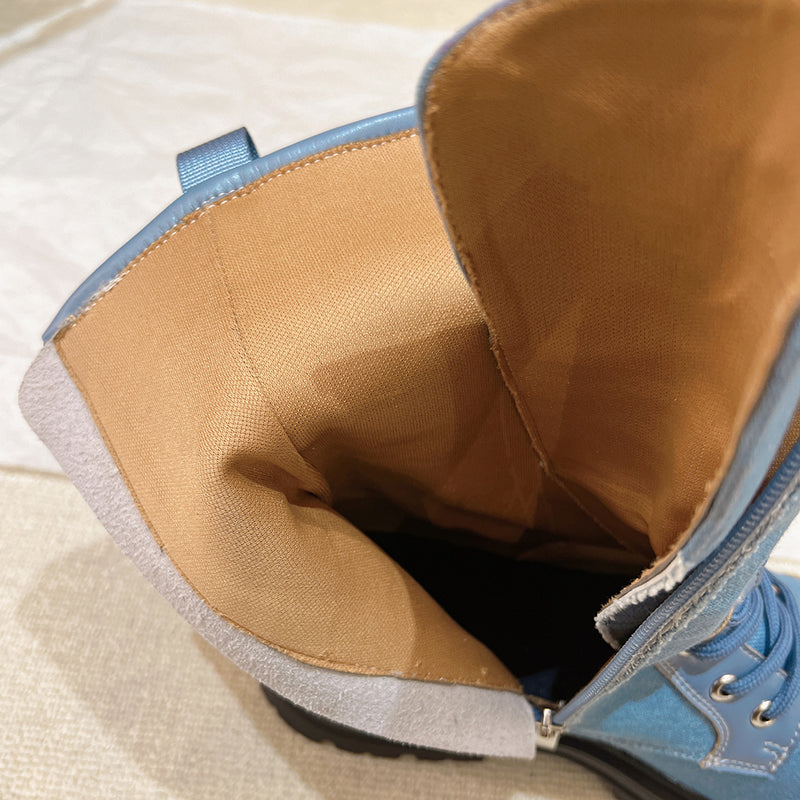 Heidi-Mode | Klettverschluss Ösen Stiefeletten