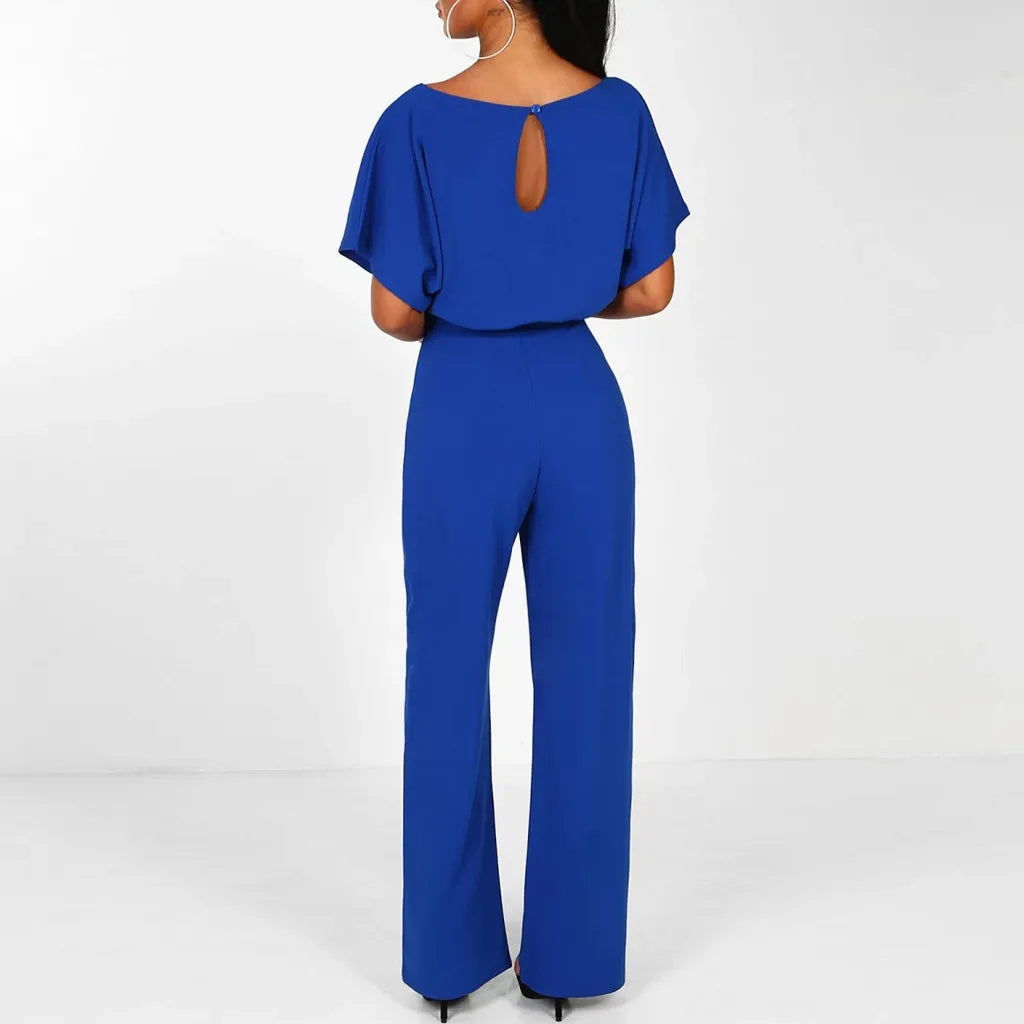 ELEGANTER JUMPSUIT MIT HOHER TAILLE