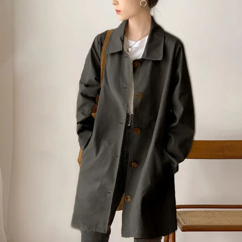 Heidi-Mode | Damen Trendy Trenchcoat