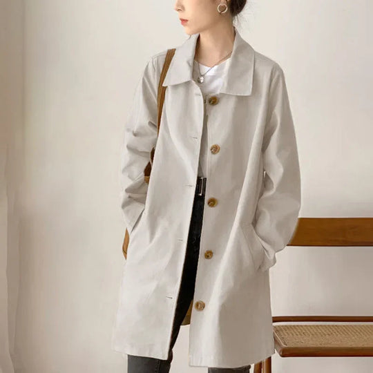 Heidi-Mode | Damen Trendy Trenchcoat