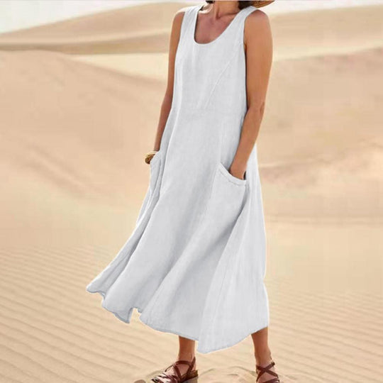 Heidi-Mode | Langes Sommerkleid für Damen Leicht und Elegant