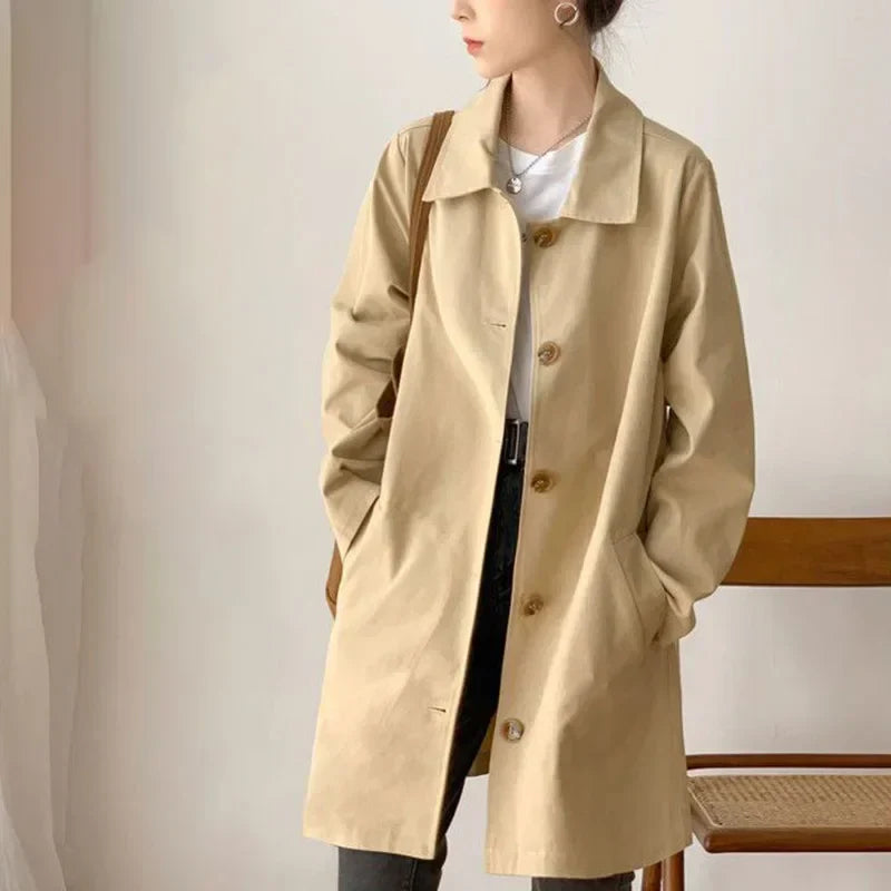 Heidi-Mode | Damen Trendy Trenchcoat